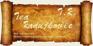Tea Radujković vizit kartica